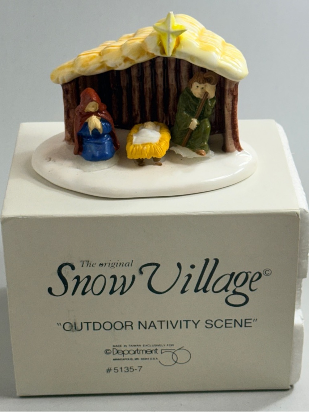 Outdoor Nativity Scene Department 56 Snow Village